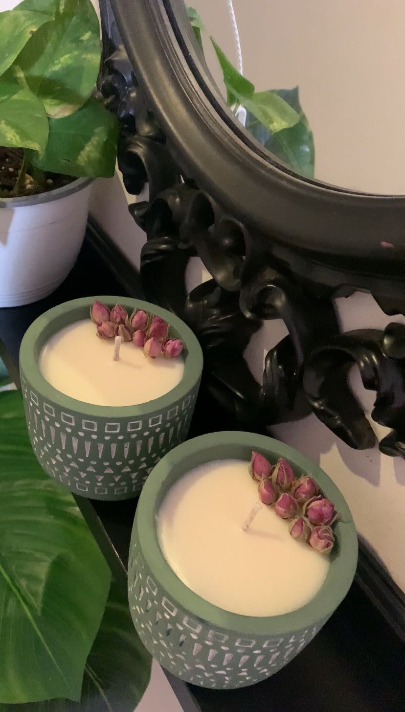 شموع فخار معطره