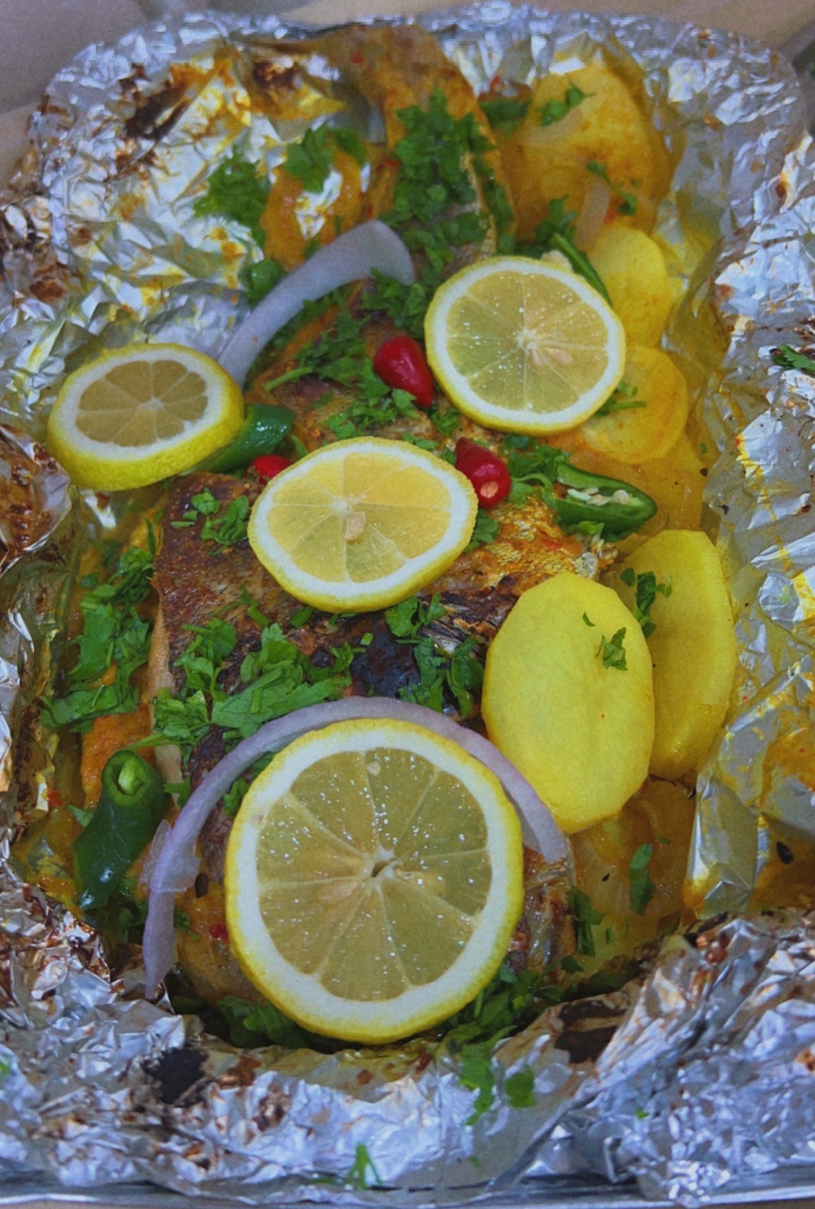 سمك مشوي