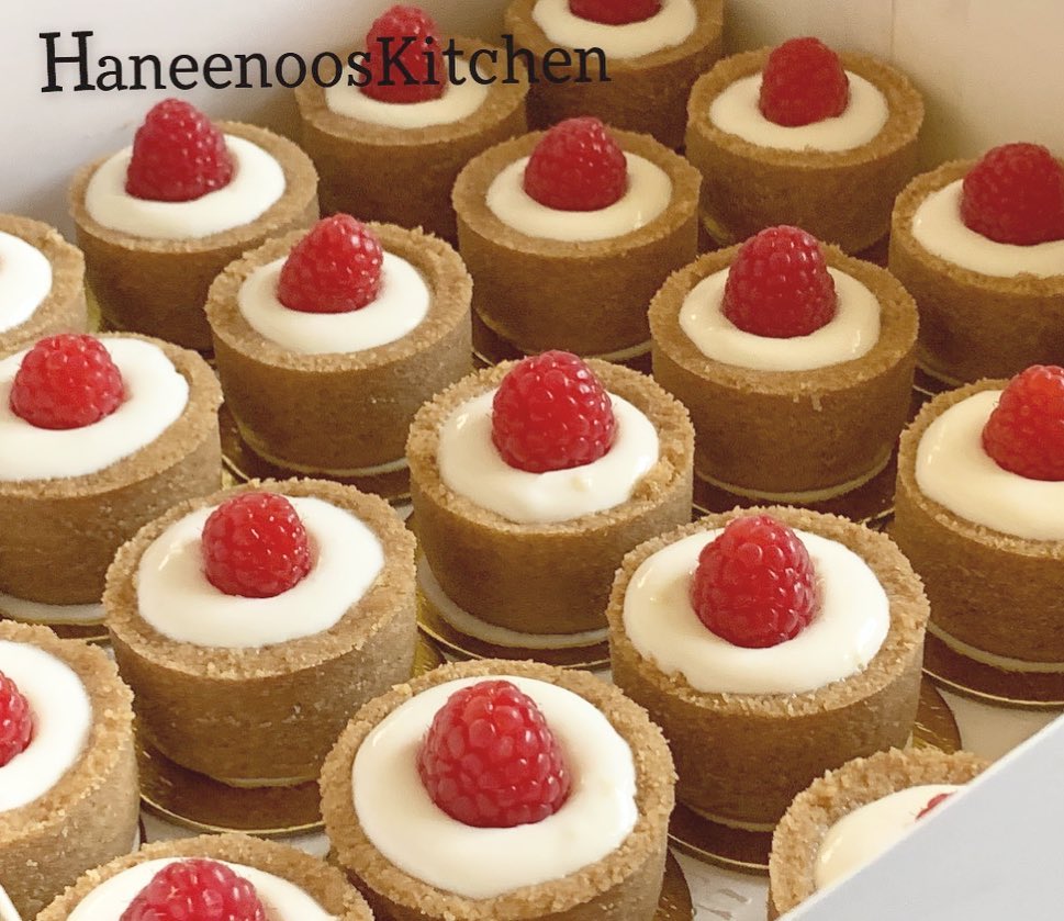 Good Morning sunshine everyone mini London Cheesecake made byHaneenoo’s Kitchen#homemade #