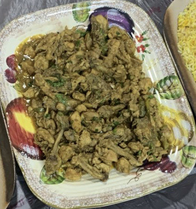 دجاج مكشن