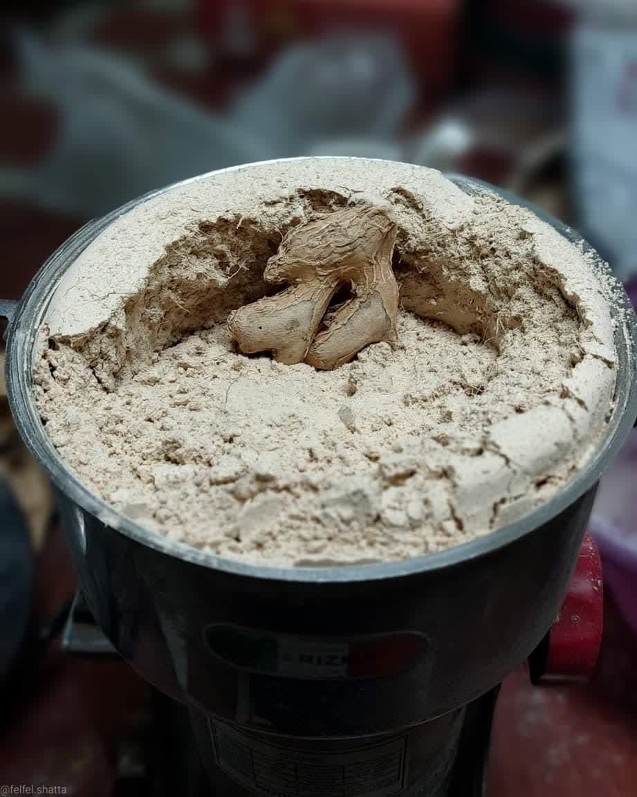 زنجبيل مطحون طازج (يتوفر أيضا بالكيلو 👍)