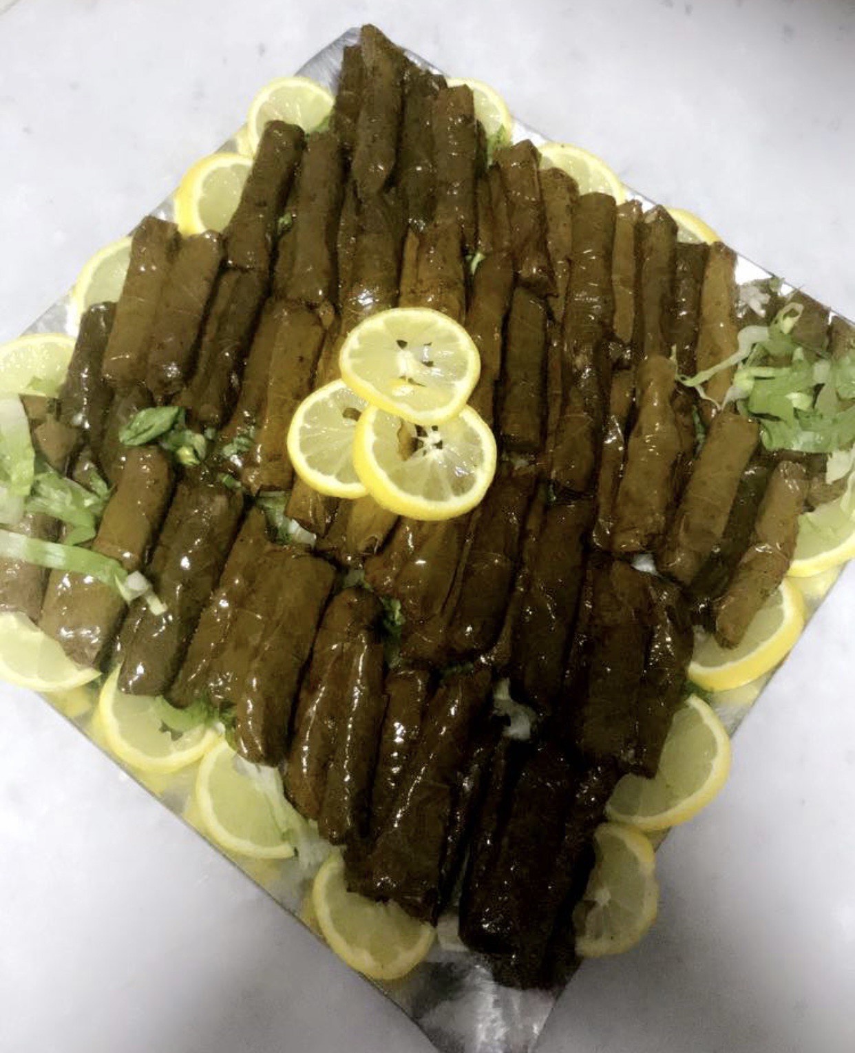 ورق عنب بزيت الزيتون