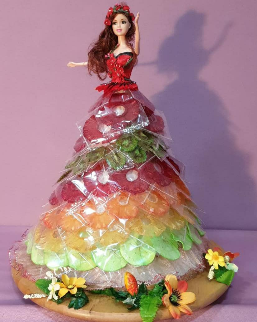 عروسة فواكه مجففة 100شريحة