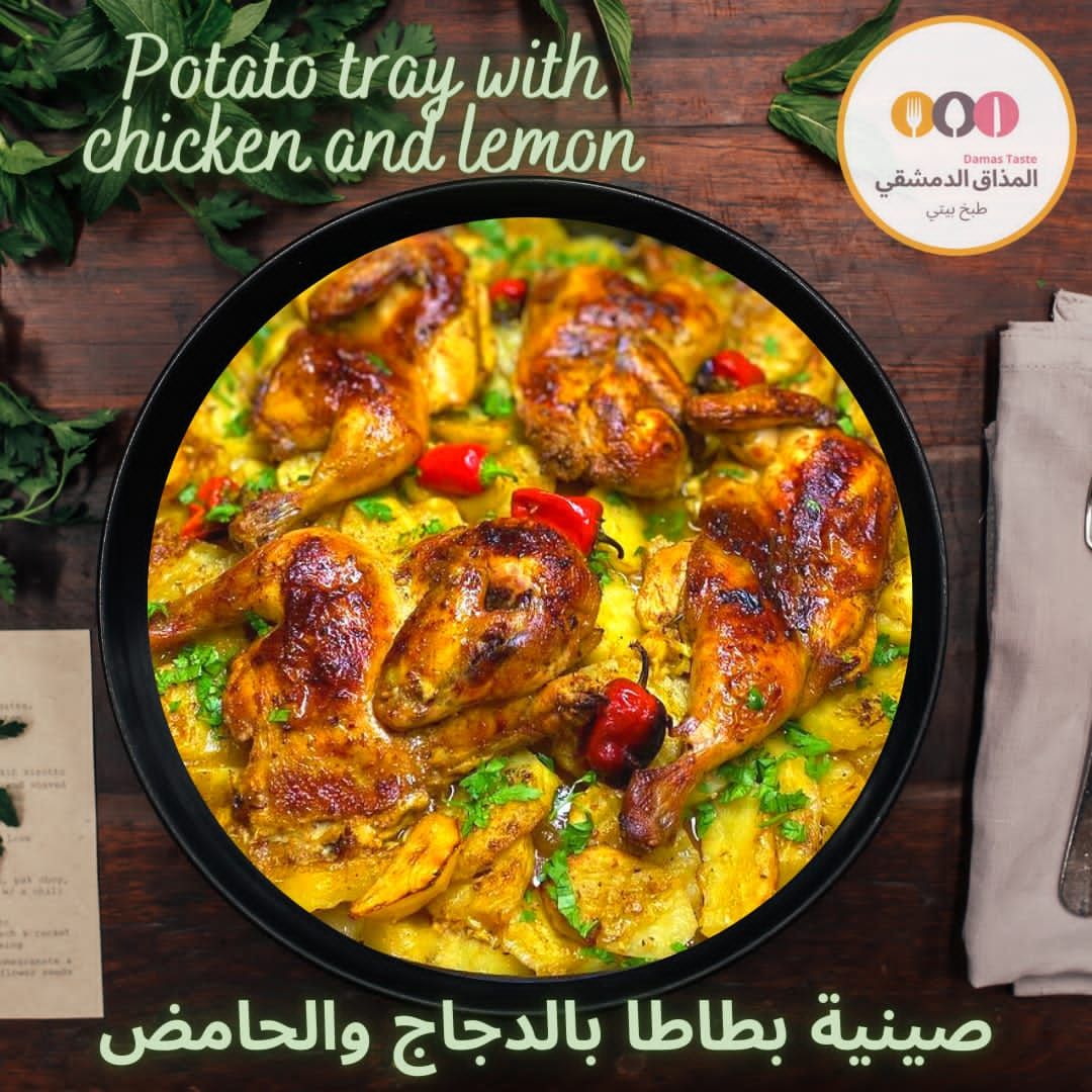 بطاطا بالدجاج