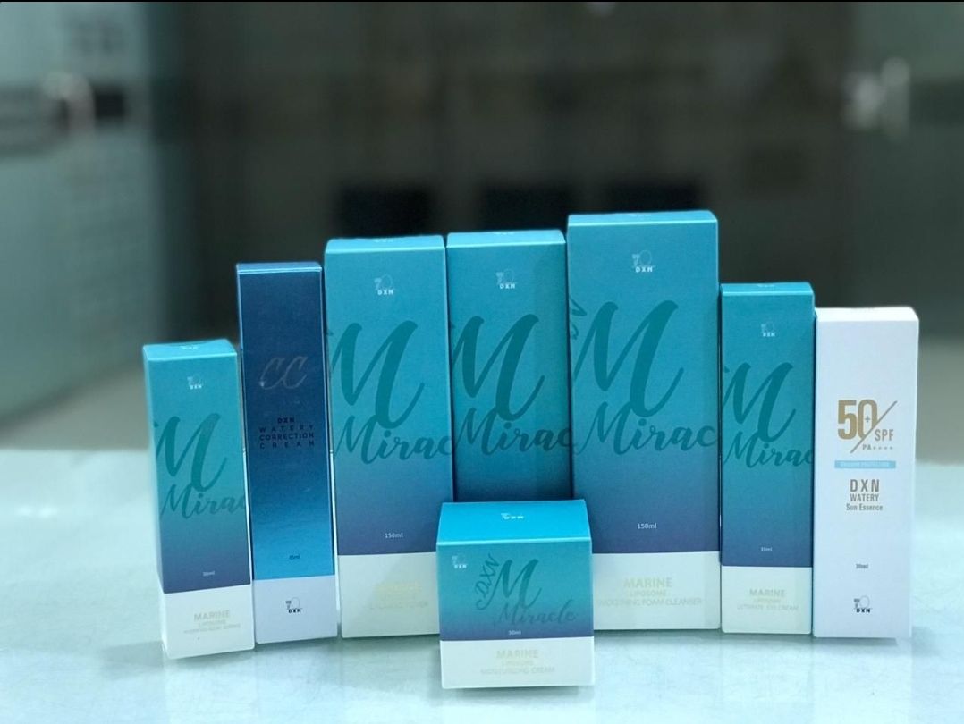 مكونات مجموعة المعجزة البحرية DXN M Miracle منتجاا طبيعية وعضوية وذات جودة عالية جدا وبتصر