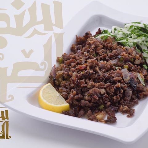 حميس لحم مفدوم الذ فطور