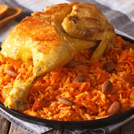 رز ودجاج