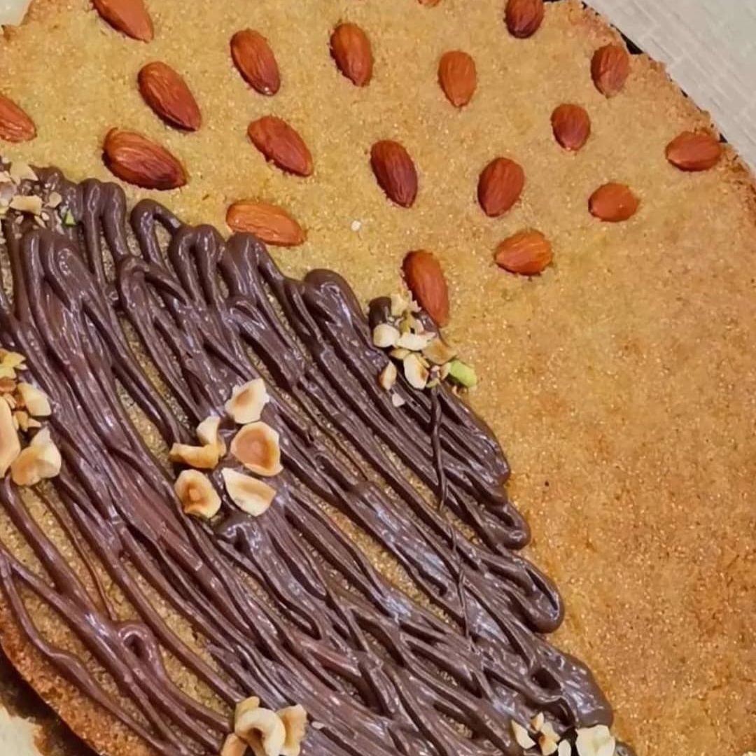 بسبوسه بالمكسرات والنوتيلا