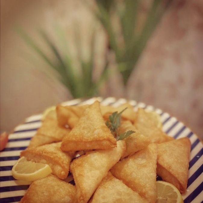 سامبوسة لحم غنم طازج
