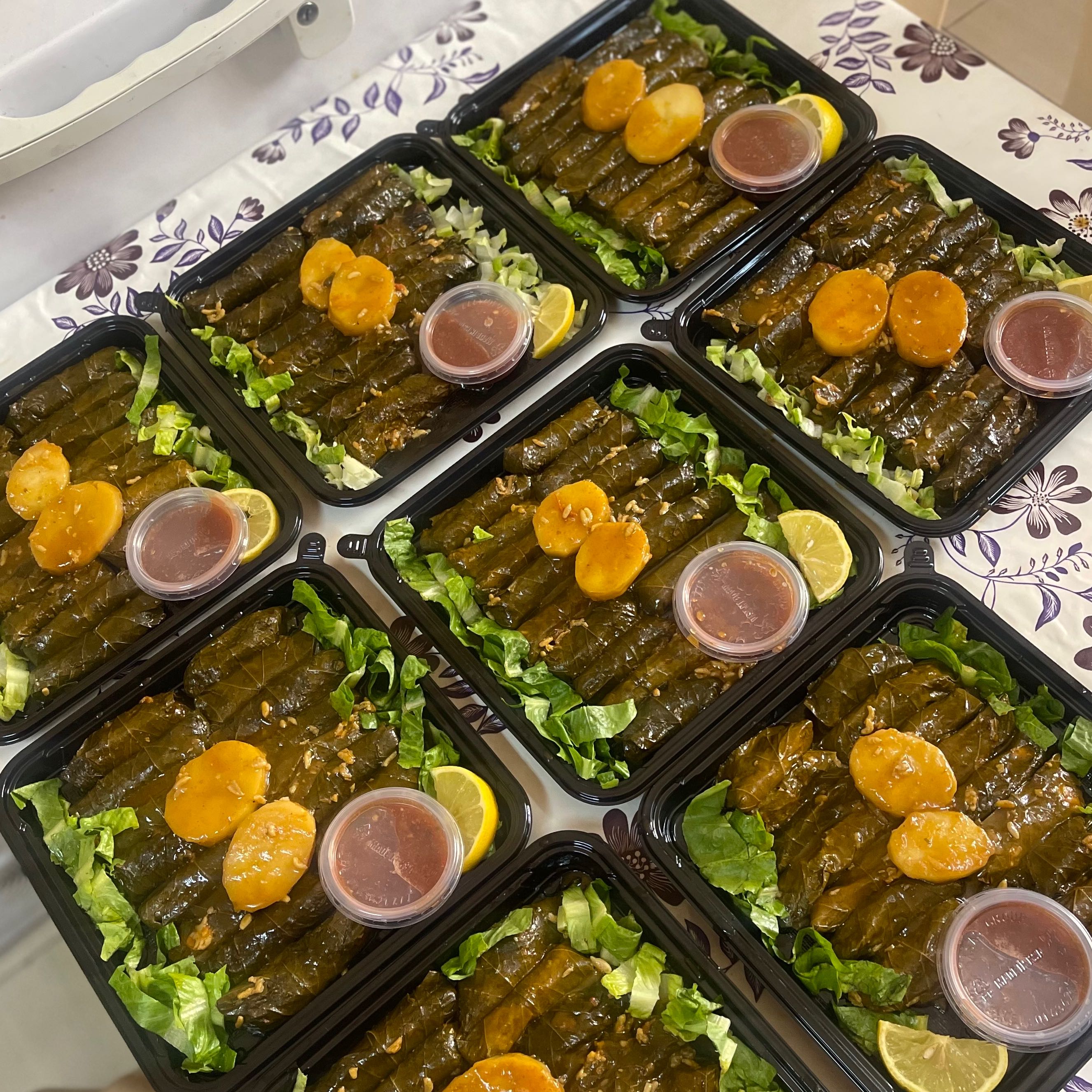 ورق عنب بدبس الرمان