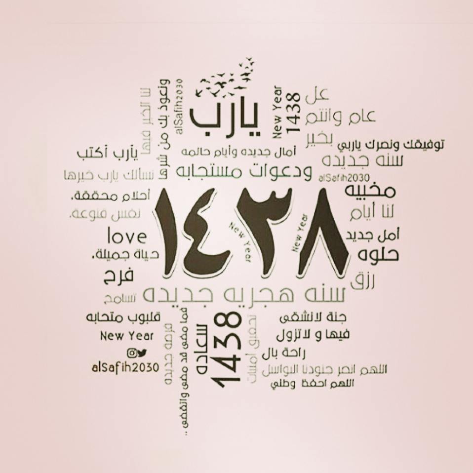 نسأل الله تعالى ان تكون سنة خير وبركه ونصر وتمكين وفتح قريب .. لنا ولكم ولجميع المسلمين
