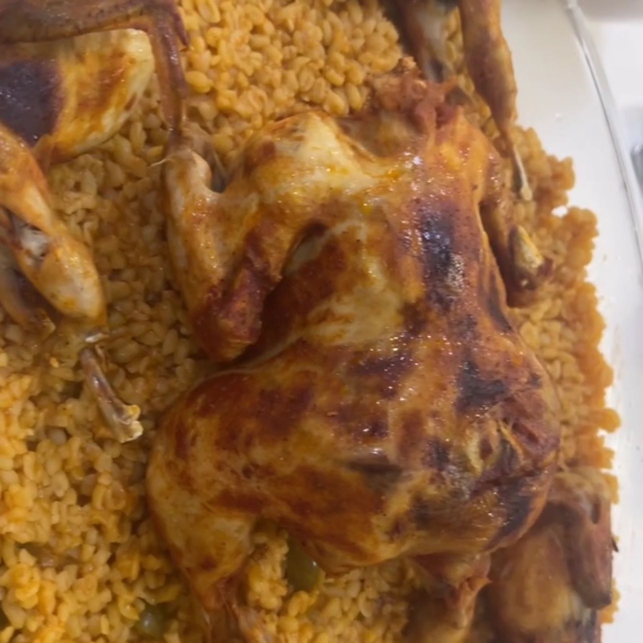 برغل مع دجاج