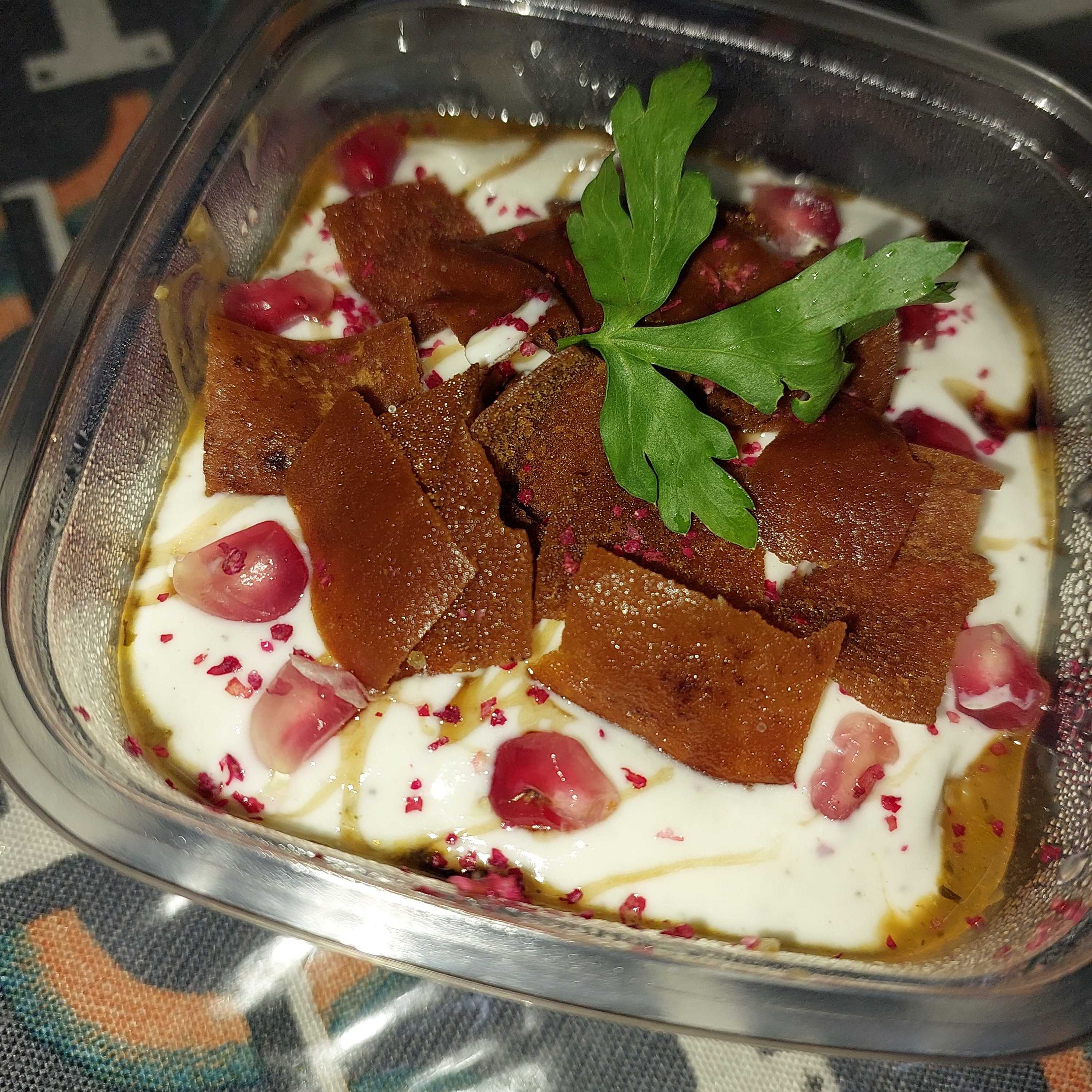 فته وورق عنب
