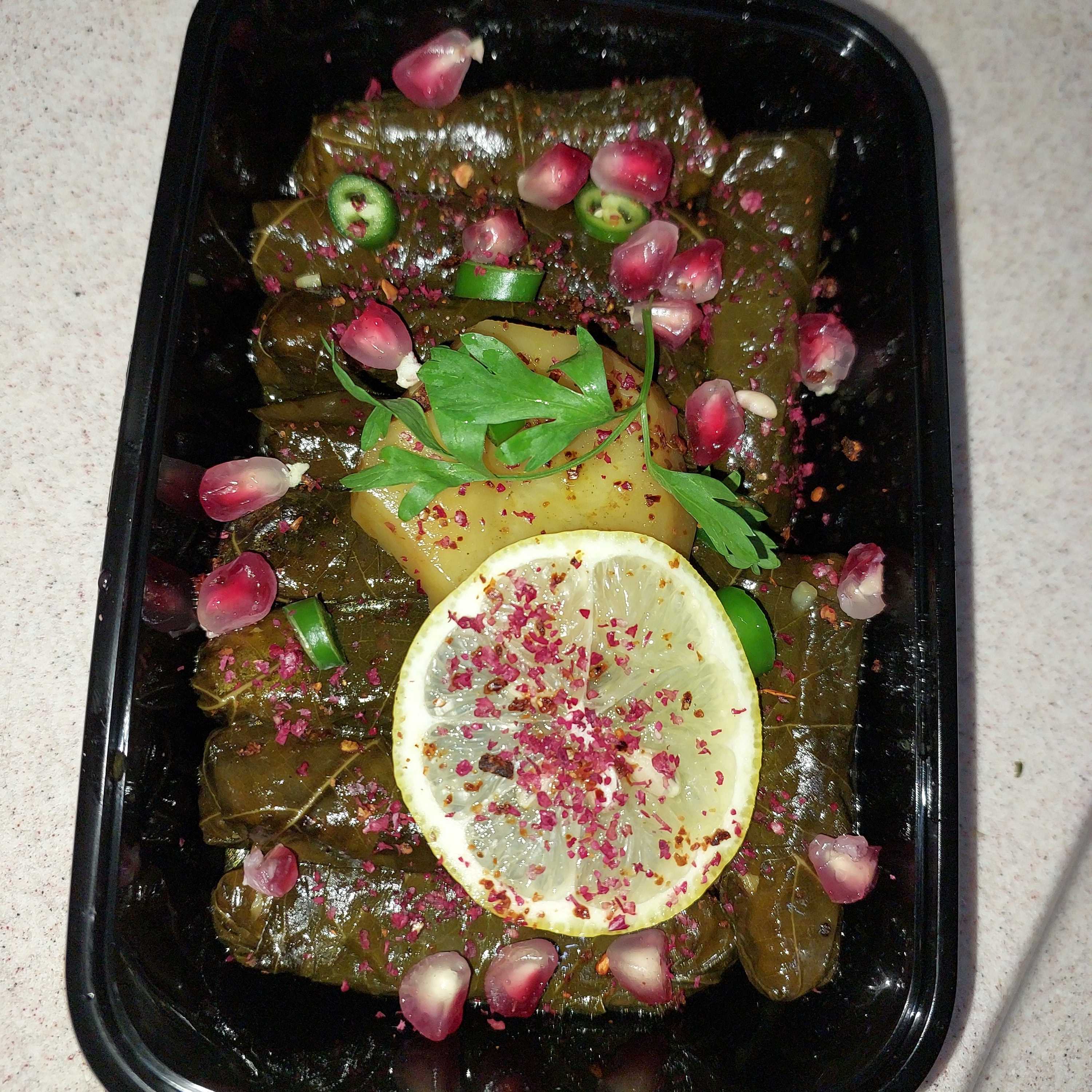 ورق عنب حامض اسبايسي🤤