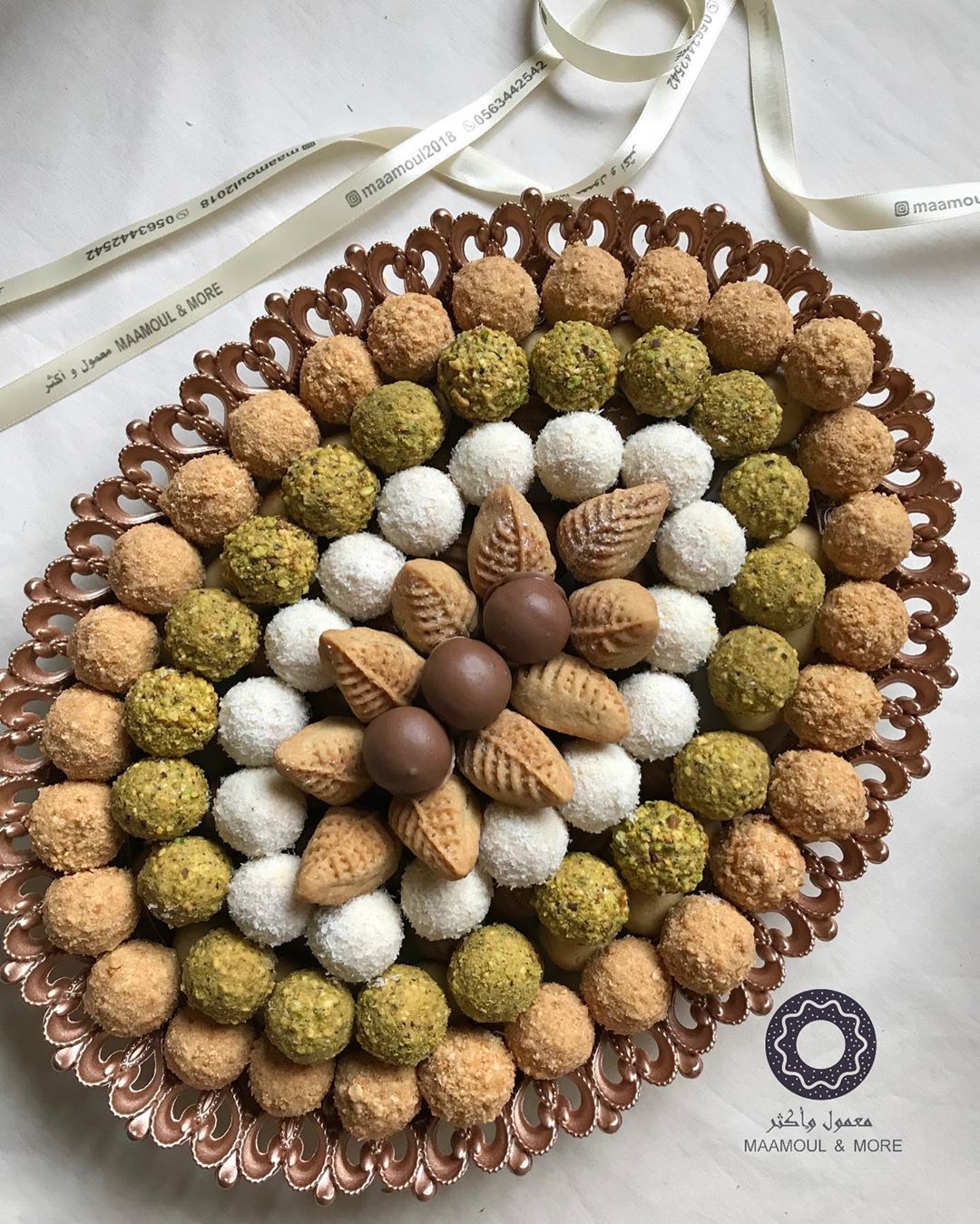معمول مشكل حسب الطلب #حلا_قهوه #تقديمات #توزيعات_ميني #ضيافتكم #حفلات #جده #معمول_واكثر