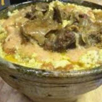 مفحس باللحمة مع السمن