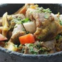 مغش باللحمة مع الخضار
