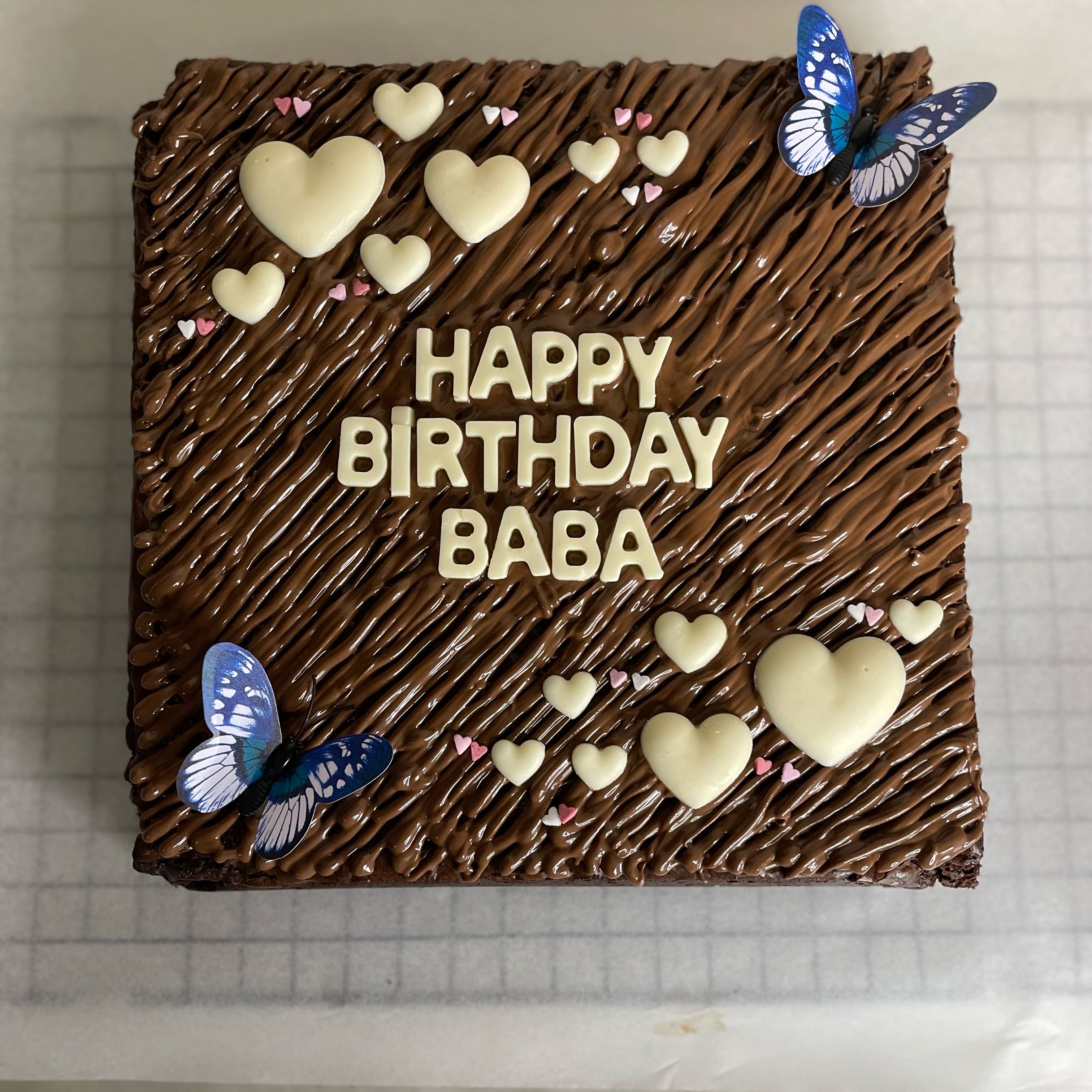 براونيز مع كتابة