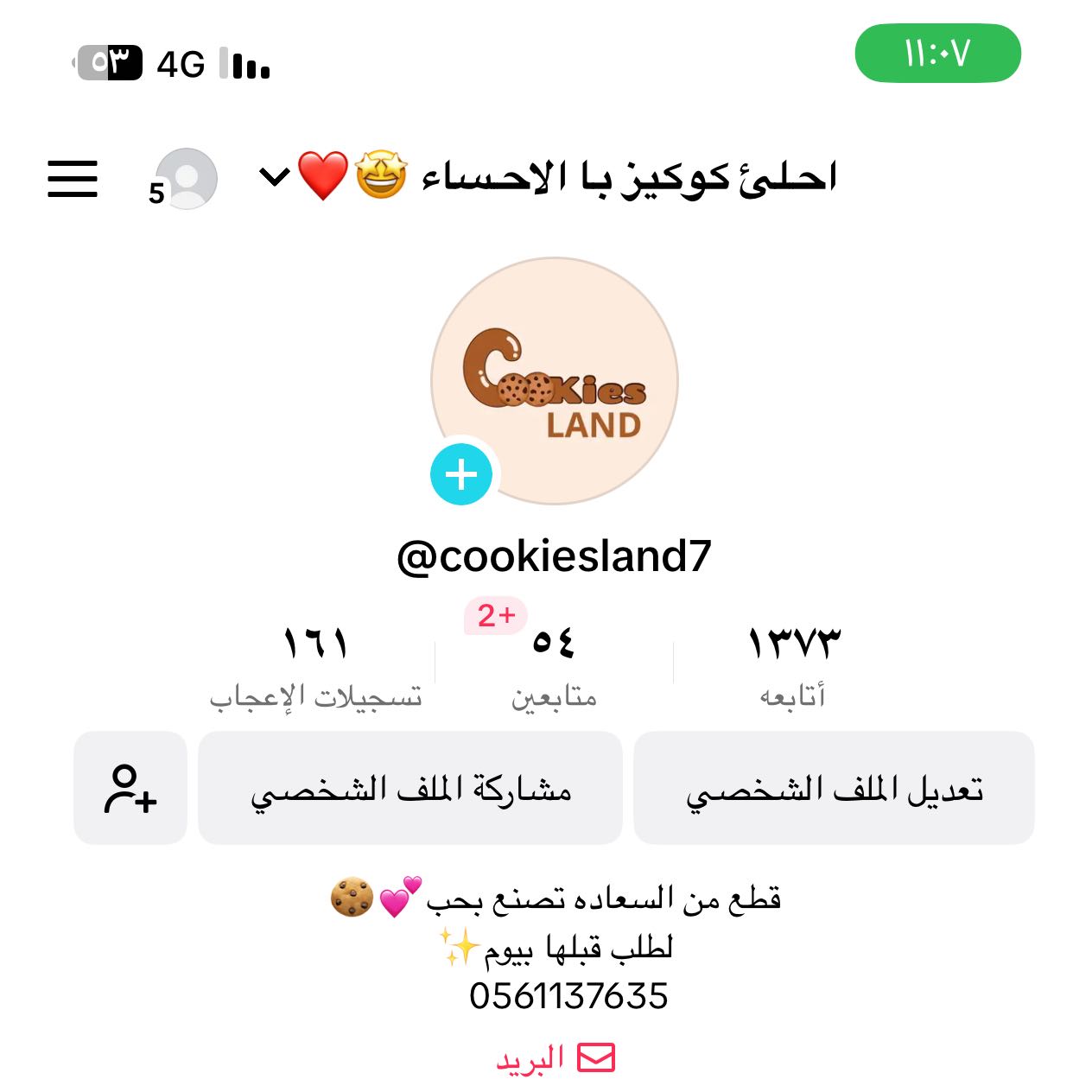 حسابي في التيك توك