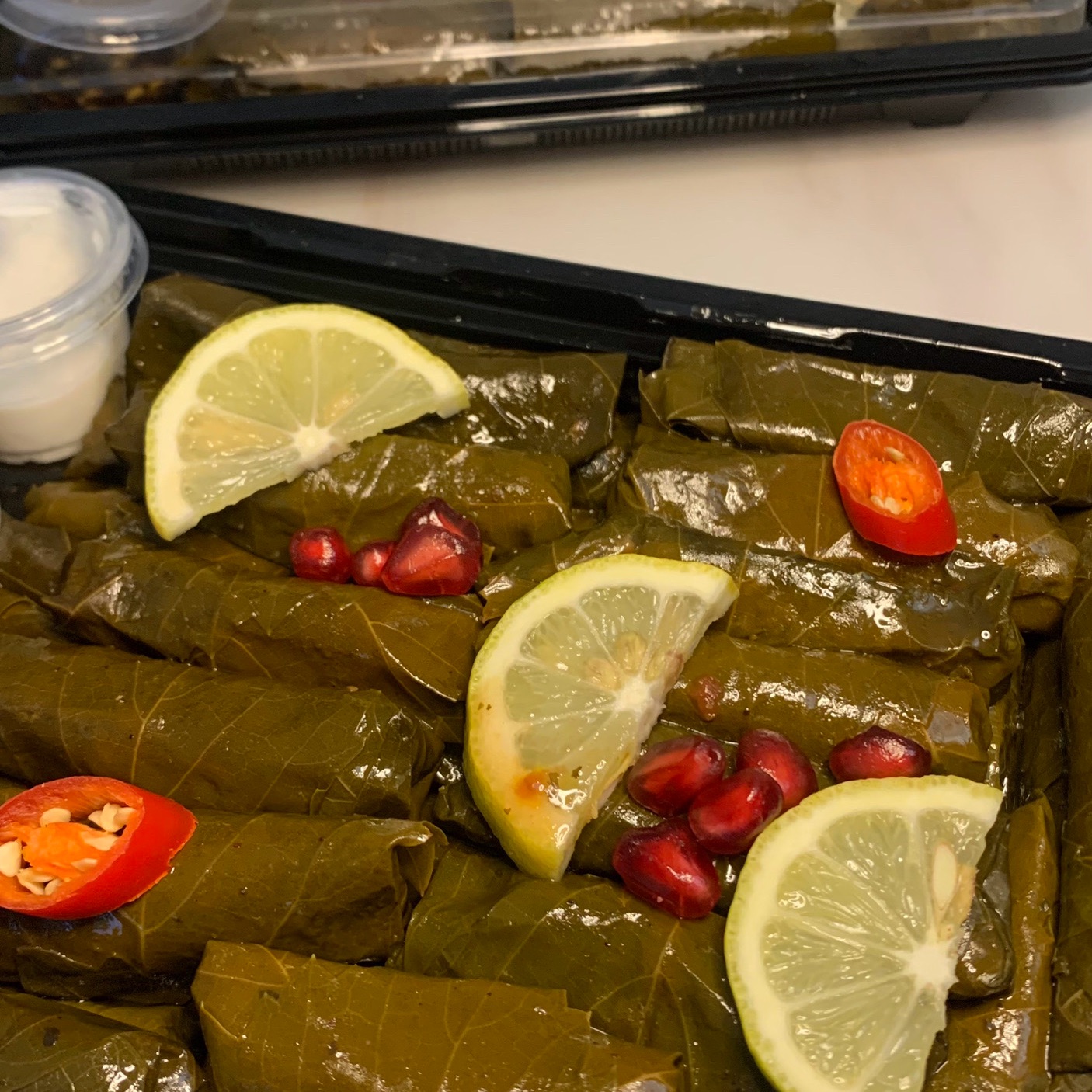 صحن 15 حبه ورق عنب