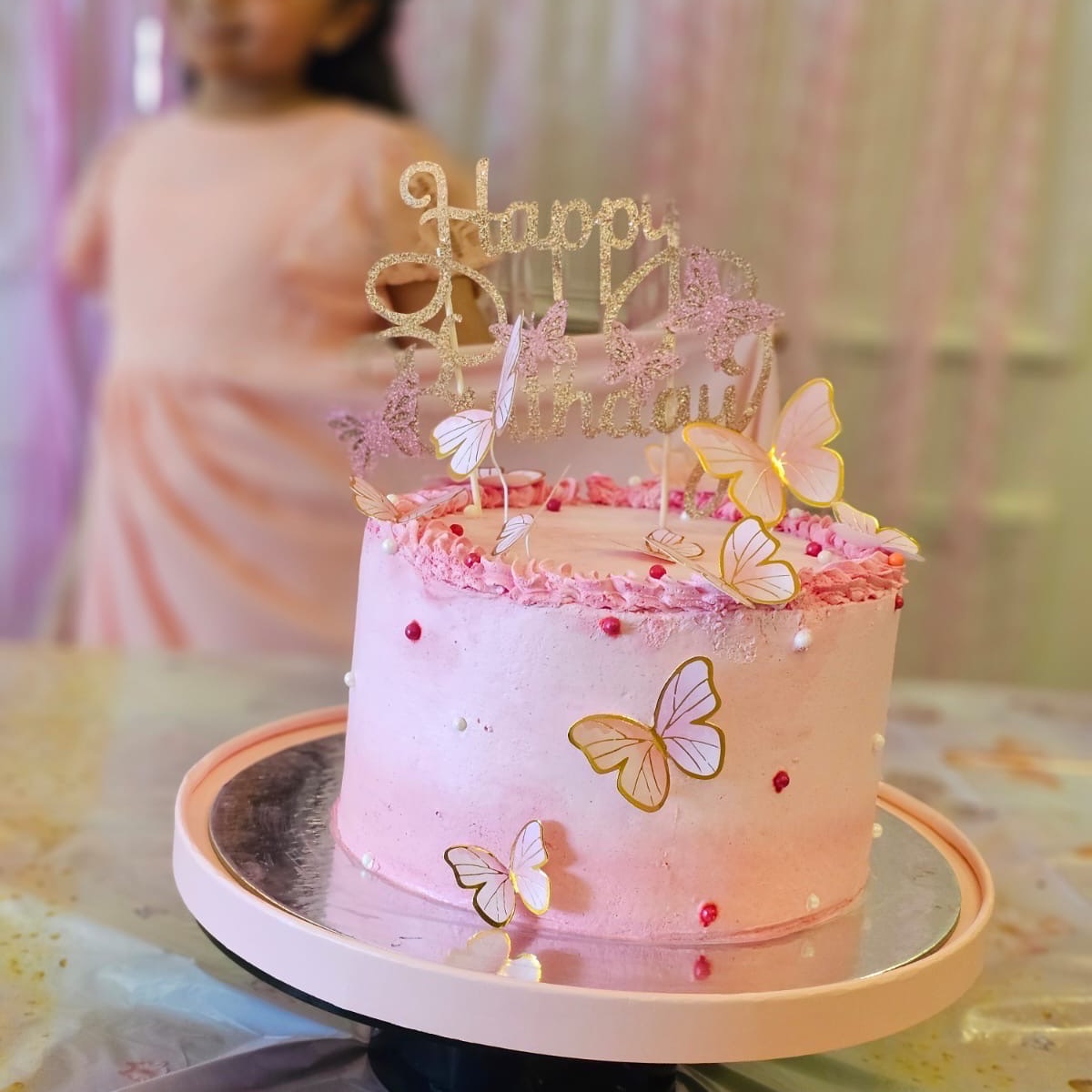 كيك شوكولا فراشات 🦋 🥰