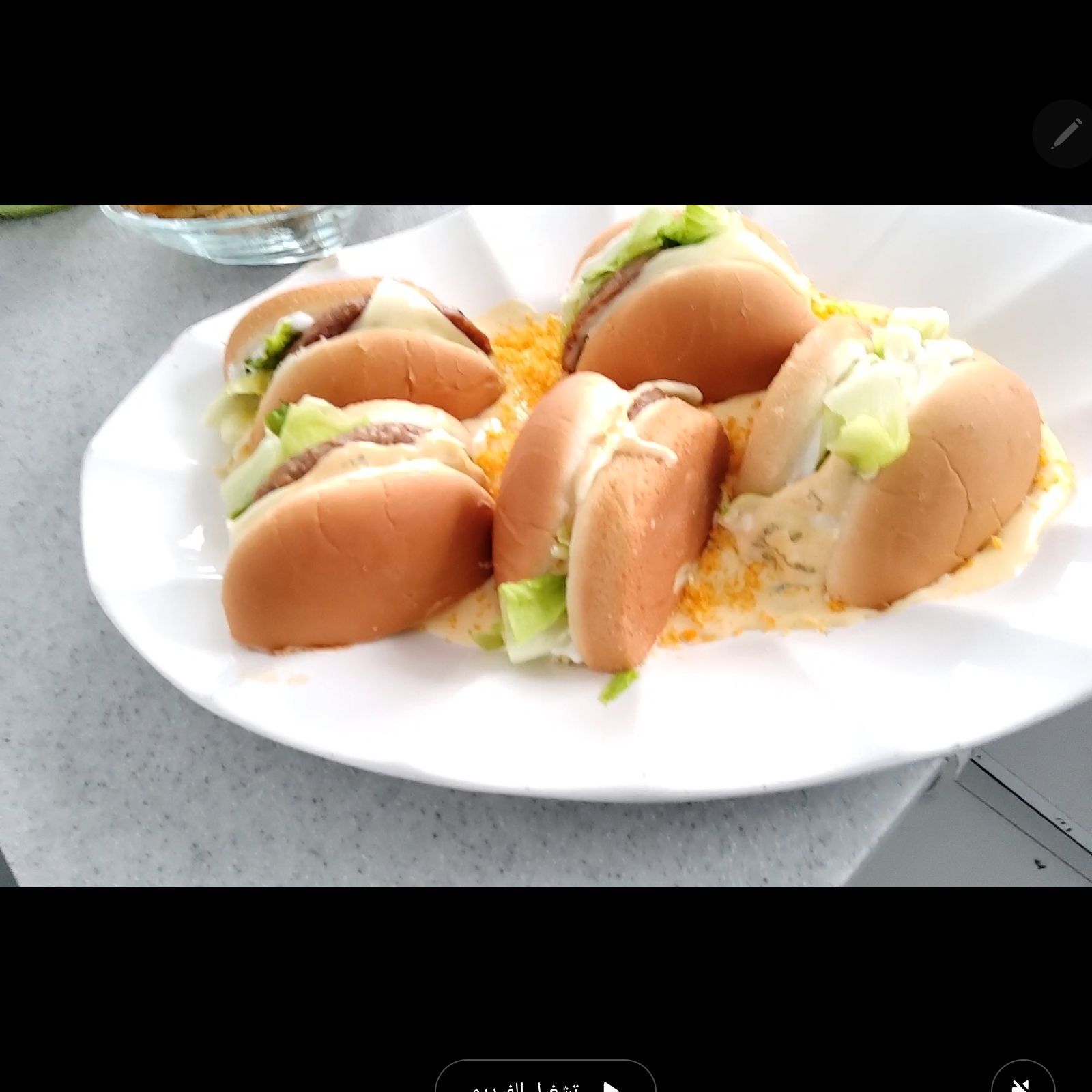برجر امريكي بصوص مميز