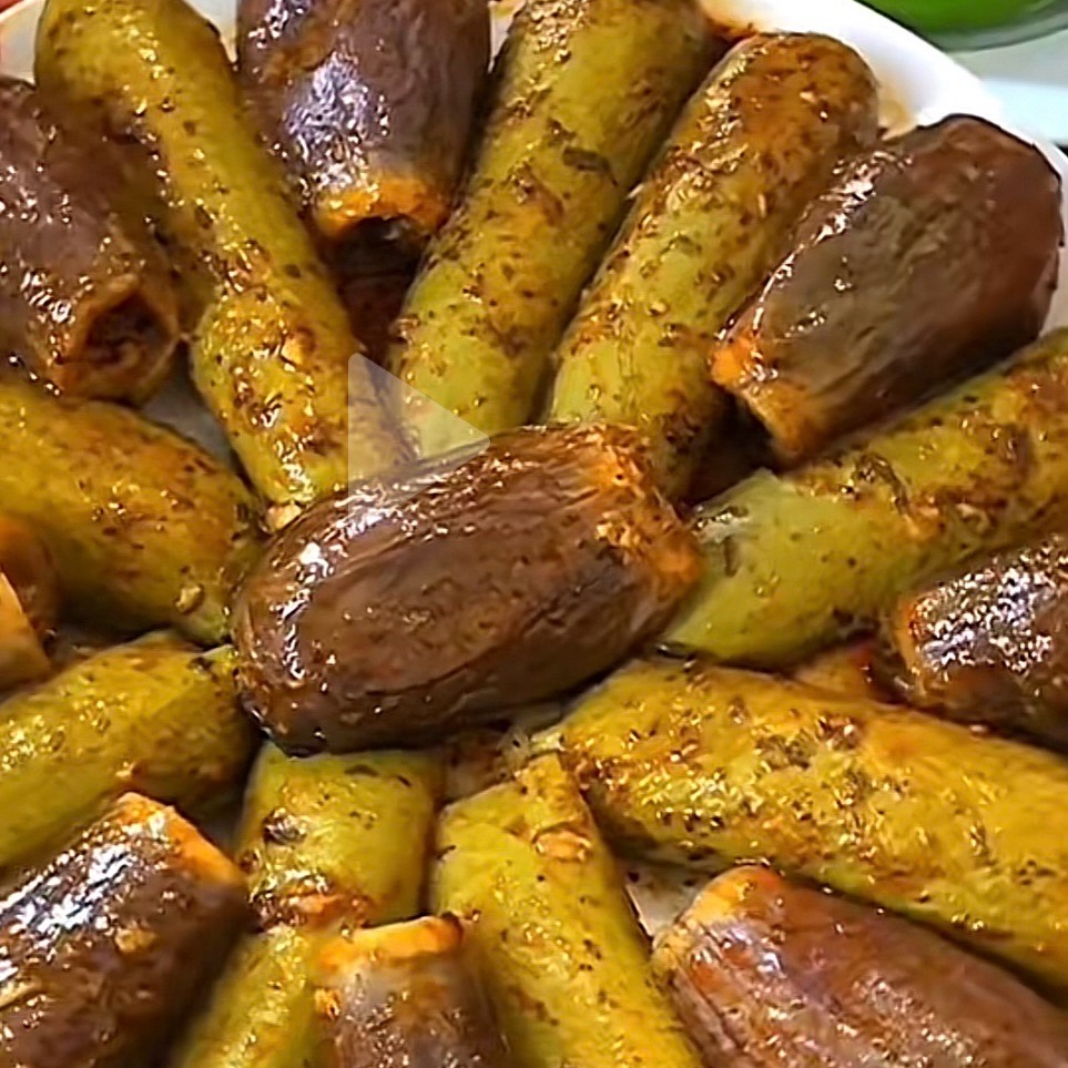 بتنجان وكوسه محشي