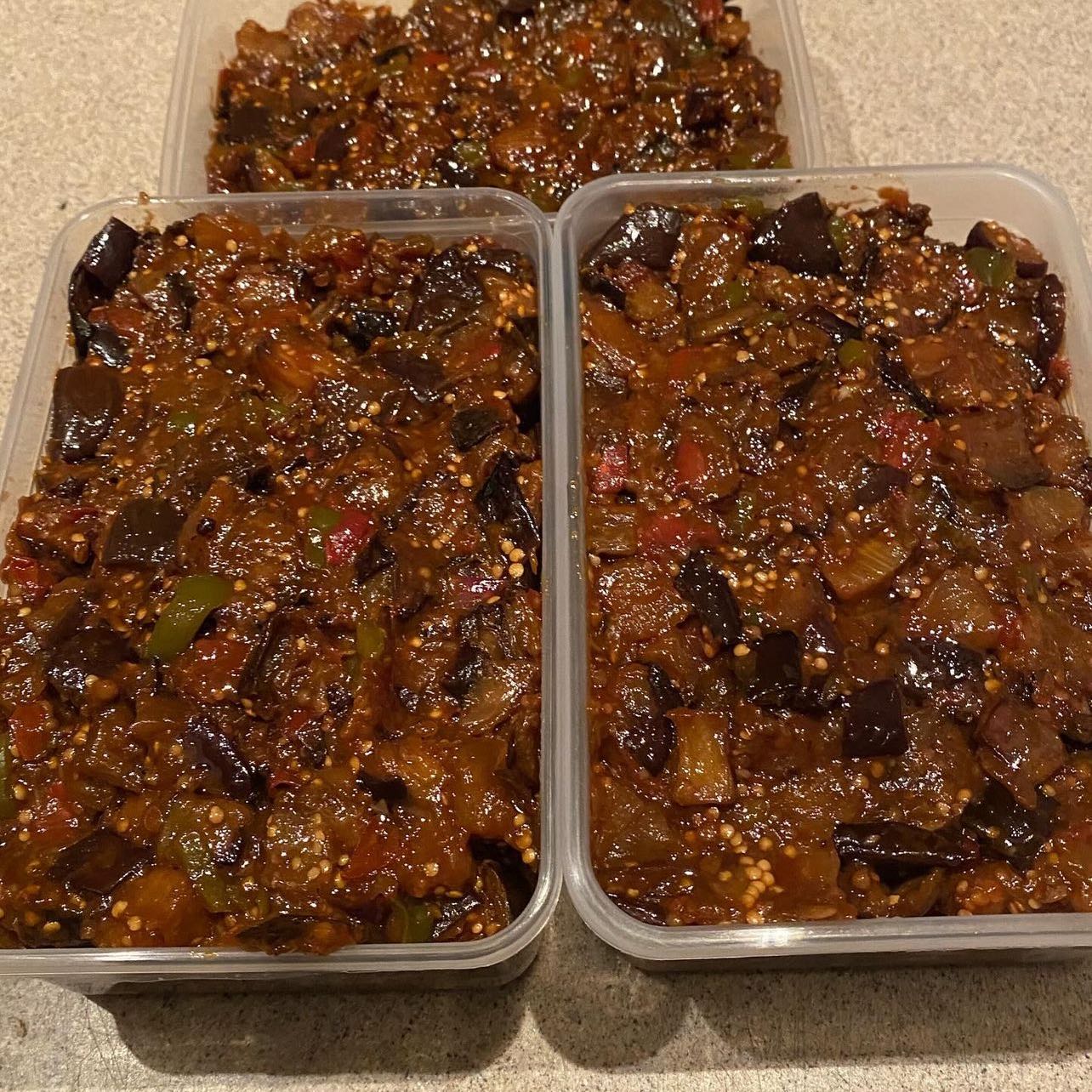 طلبية بذنجان بلحمر المعنئ الحقيقي للمزارع واللذاذاه🌶️😋