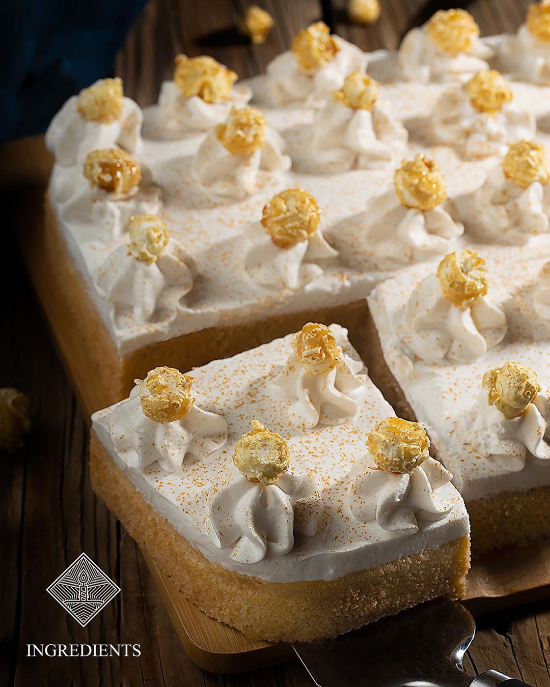 ‎منشن للي يحب الكراميل والبوب كورن Mention Caramel & Popcorn Lovers ‎#كيكه #كيك #حلا #كافي