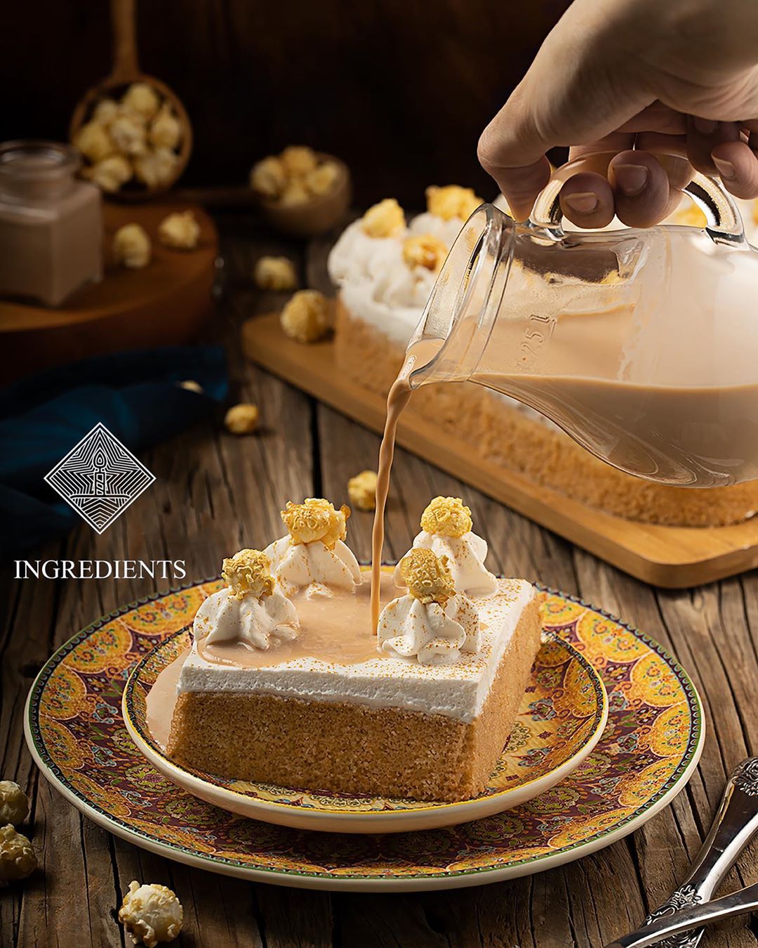 ألذ وأجمل كيكة كراميل ممكن تذوقها ❤️ متوفره الان للطلب المسبق من Ingredients Best Caramel