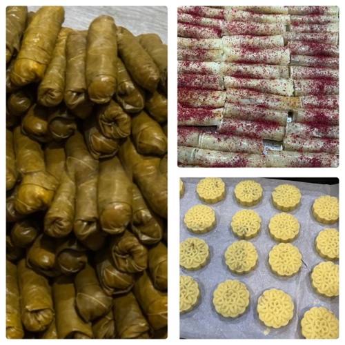 ورق عنب مسخن معمول بالتمر