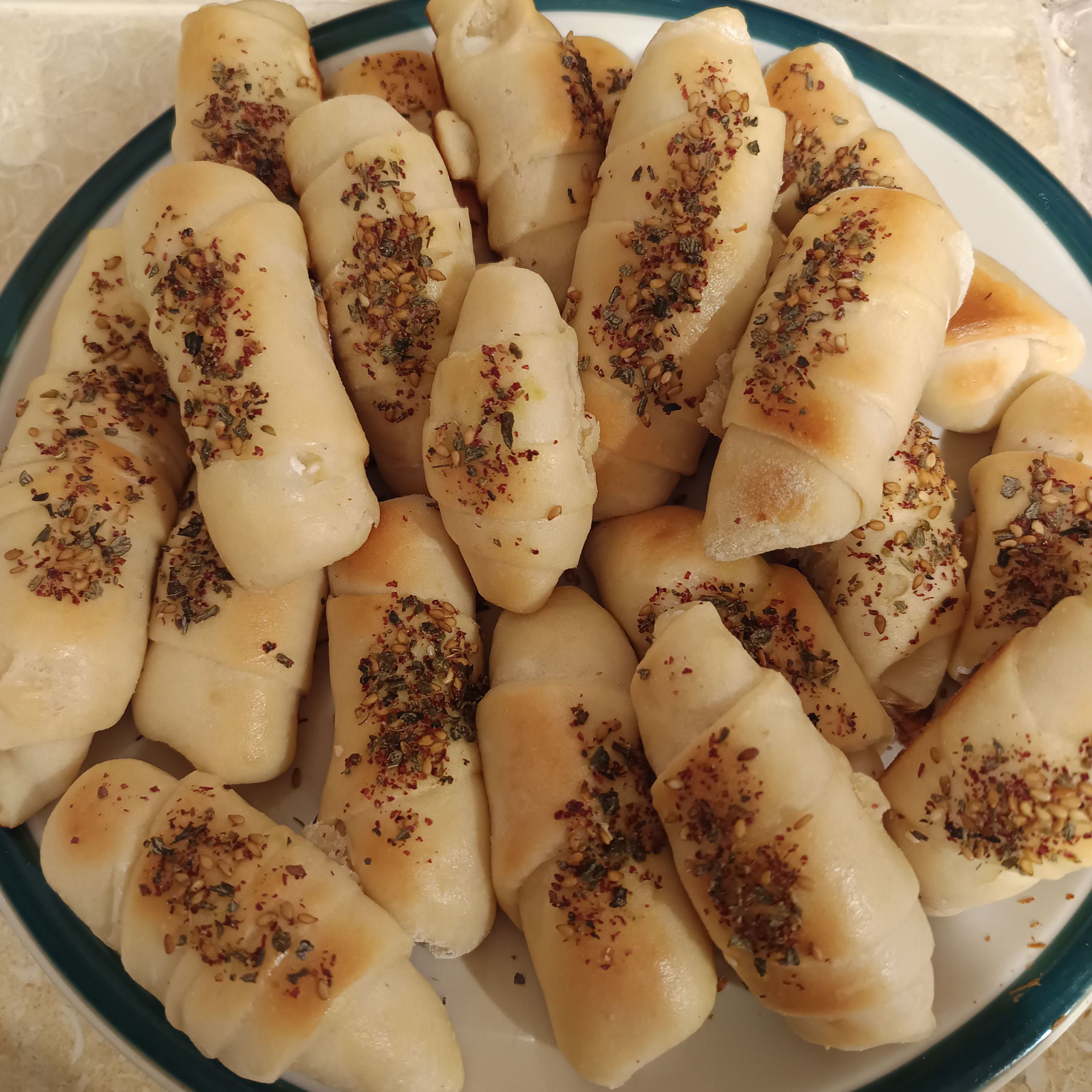 فطائر جبنه الحبه بريالين