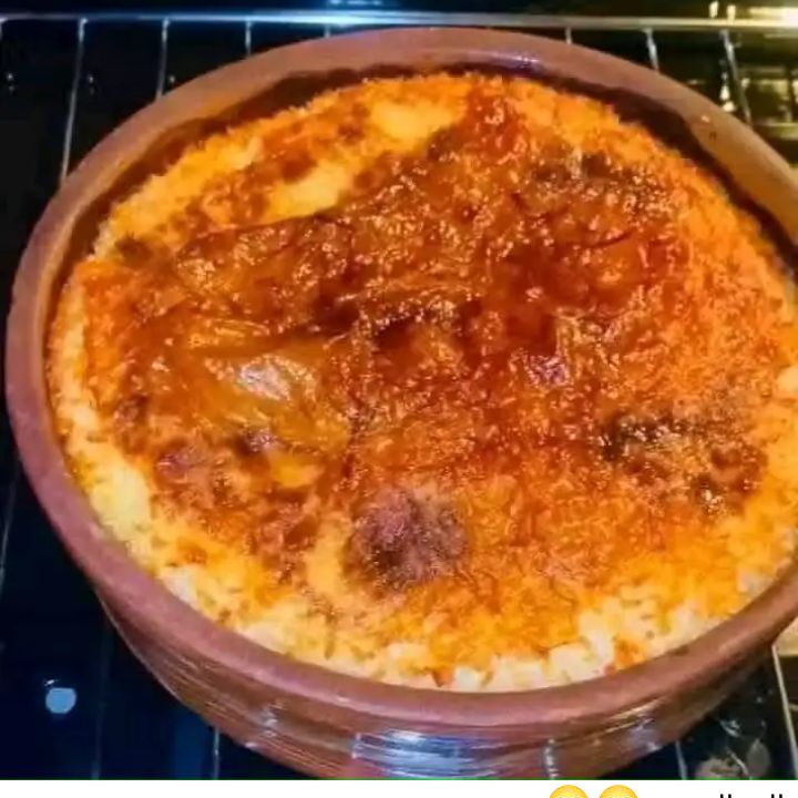 رز معمر للمكونات رز مع حليب مع دجاج او لحم البرام يكفى شخص