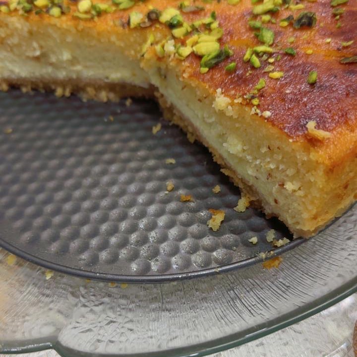 تشيز بسبوسة -شكلهايشهي 🍰من الداخل الصينية الكاملة (حجم وسط)