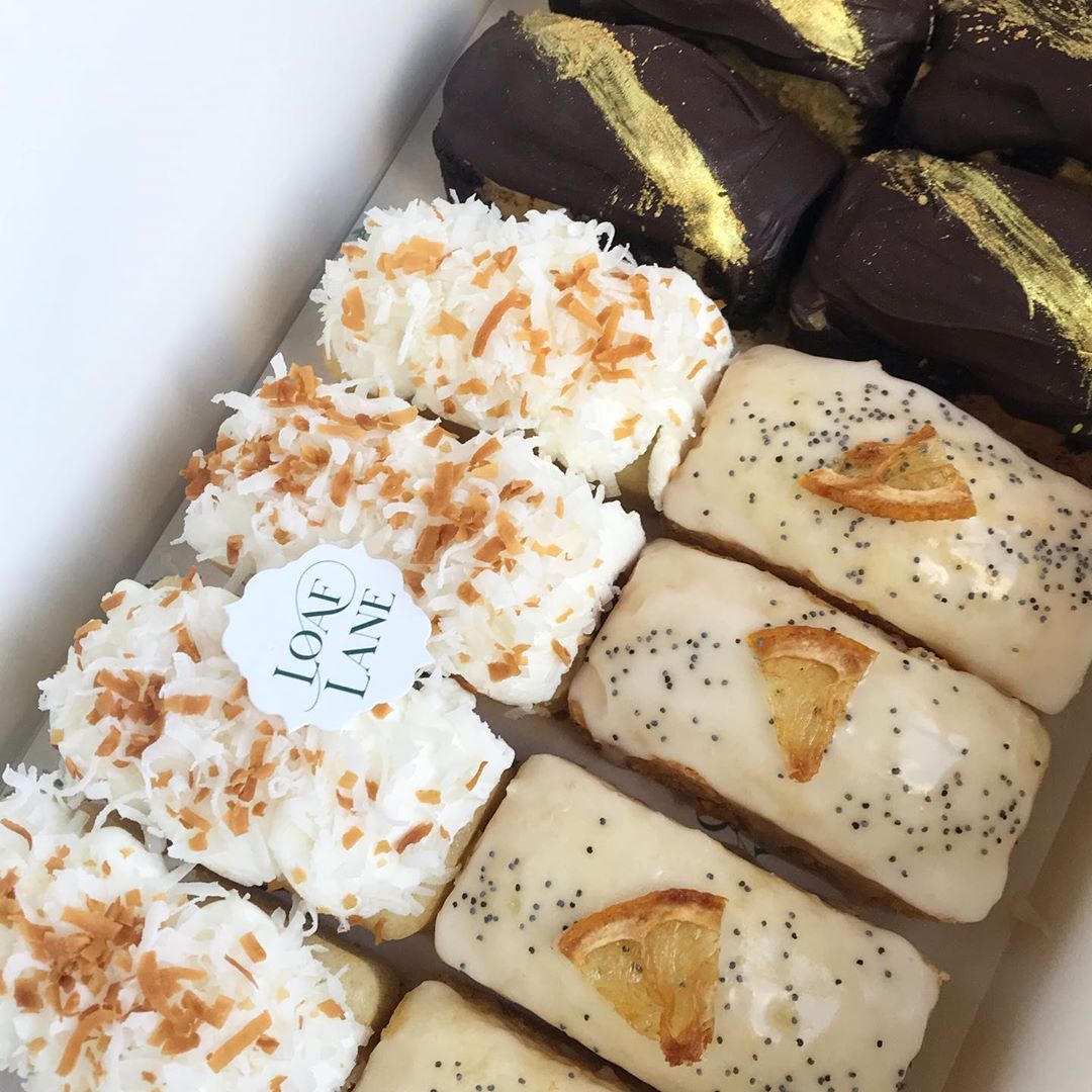 •Marble mini loafs • Coconut mini loafs• Lemon mini loafs•