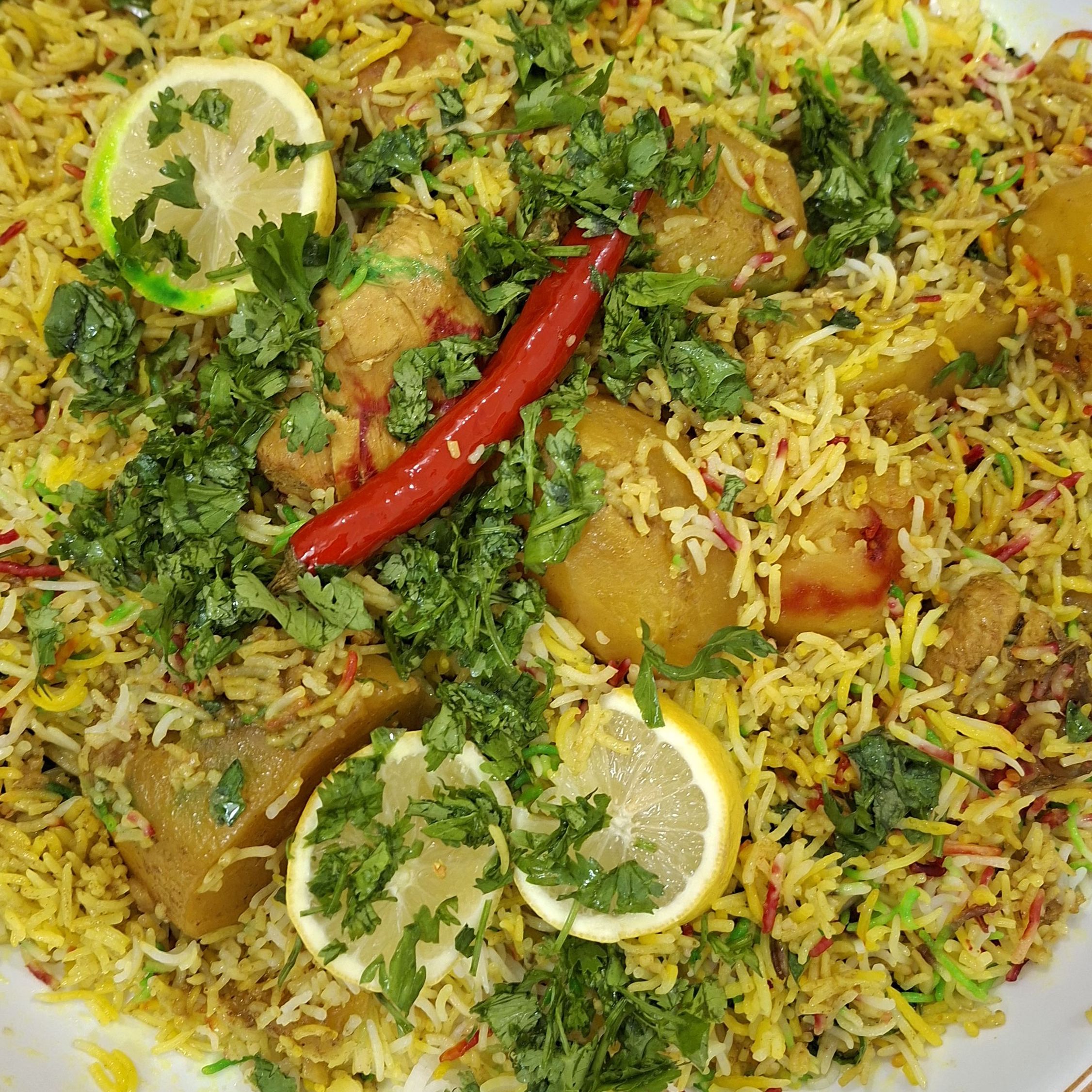 برياني بالدجاج