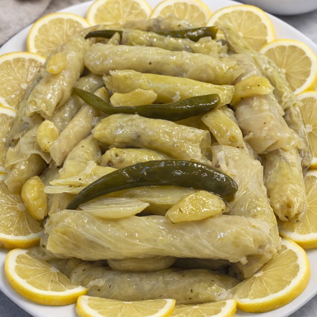 ملفوف يُعتبر محشي الملفوف من أشهر الأطباق الشتوية في المطبخ العربي التي تتميز بنكهة الثوم