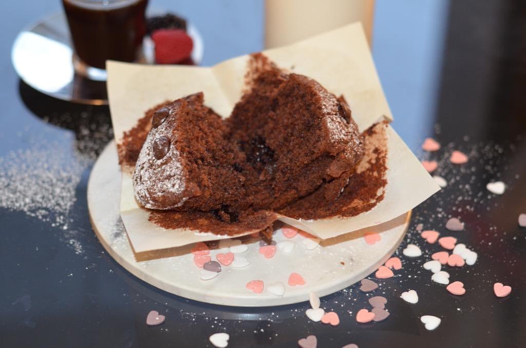 Chocolate Muffin . Direct message for order . . #dammam #khobar #muffins #chocolate #explo