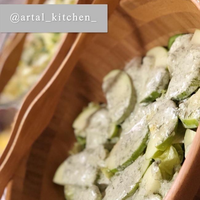 #artal_kitchen_ سلطة التفاح الأخضر