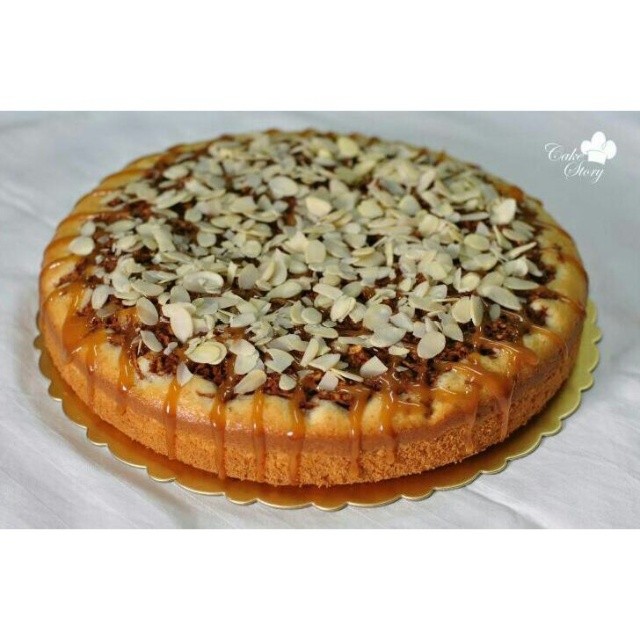 كيكة التفاح بالقرفة وصوص التوفي♡ للطلب والاستفسار
