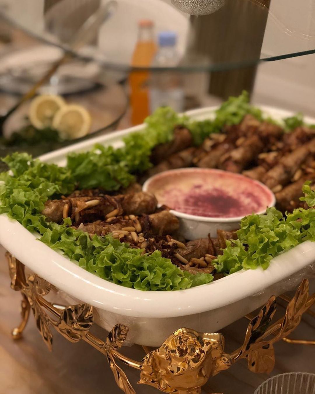 مسخن لذيييذ بثلاث انواع صوصات من اختيارك