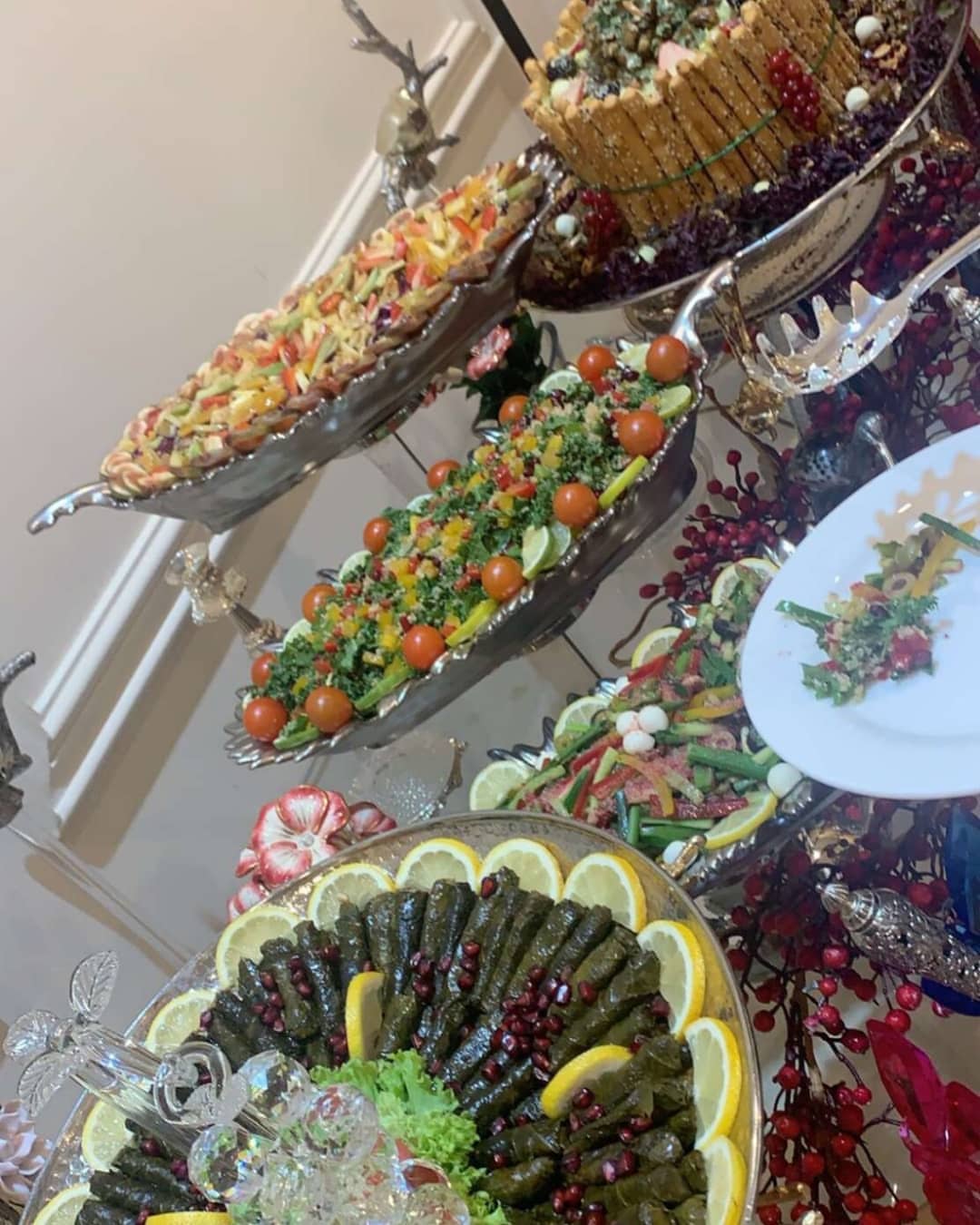 #سلطات #سلطة_شمندر #سلطة_كراب #سلطة_باميا #سلطة_جرجير #سلطة_فواكه_مجففة #بوفيهات #اكل_سعود
