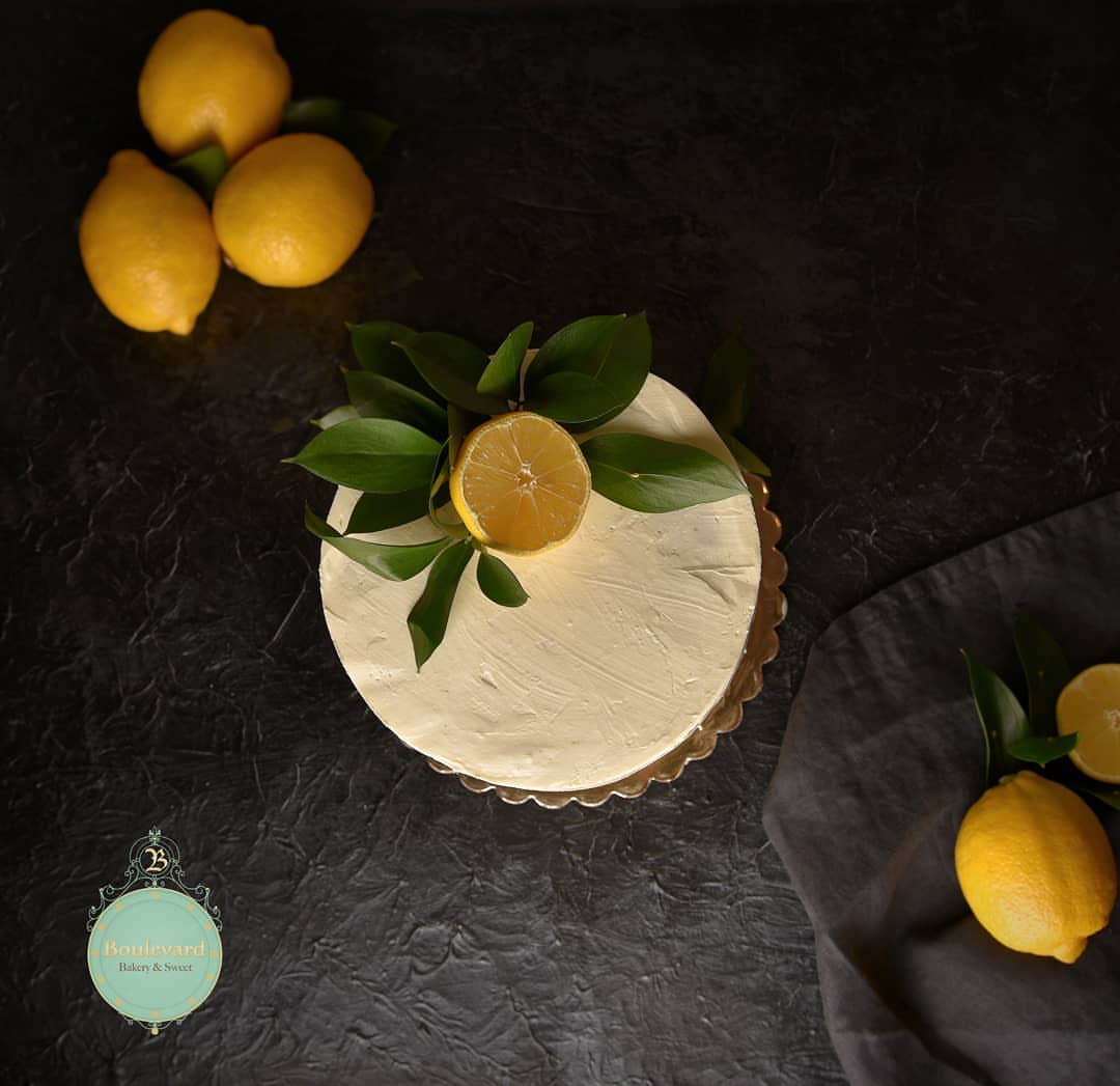 Lemon Cake perfect for summer . كيكة الليمون المنعشة مثالية للصيف ❤️ . . سيتم إضافتها قريب