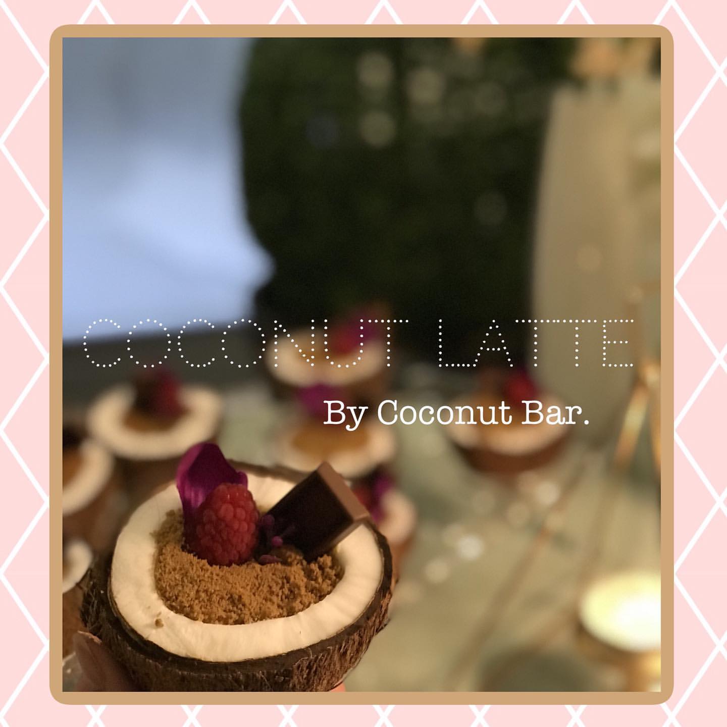 Coconut Latte ✨ ‎ • #مناسبات #مواليد #نفاس #حفلات #حفله #حلويات #حلا #حلى #طبخ #رسم #مناس