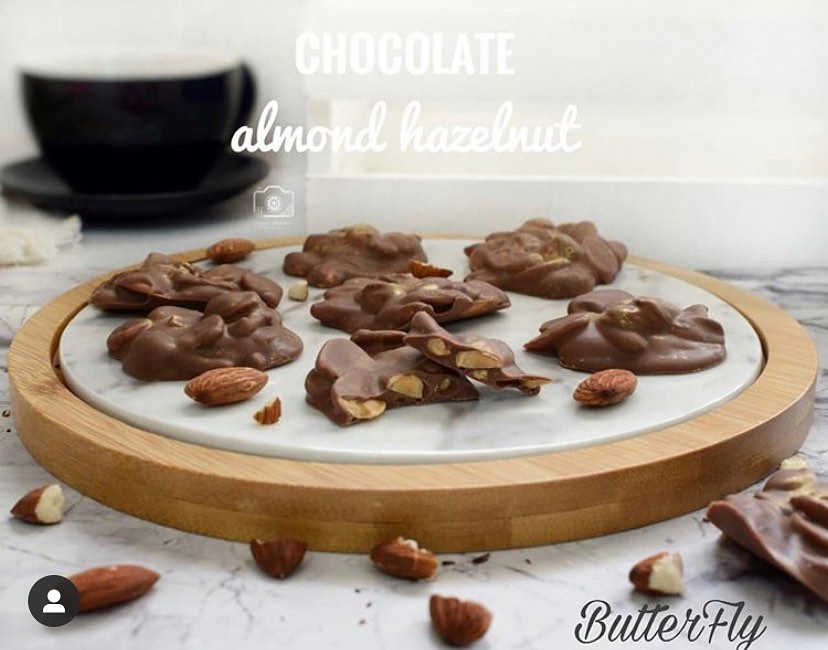 كرسبي اللوز Crispy almonds ‎#الرياض#شوكولاتة#فاخره#مناسبات#حلويات#حفلات#تقديمات#مشكل#نكهات