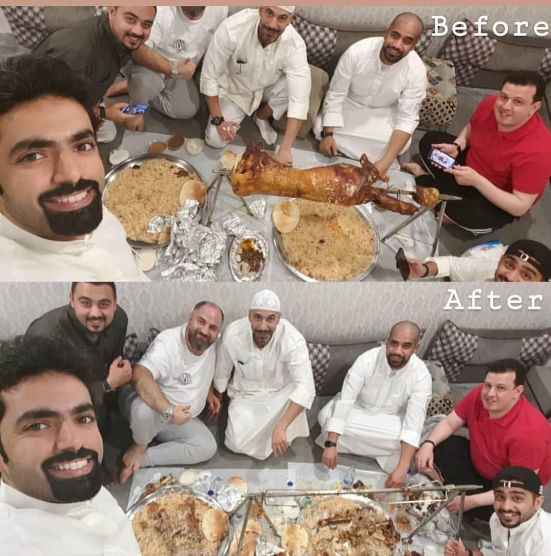 قبل وبعد ❤️• • • • • • • • • • • • #تصويري #foodie #السعودية #الكويت #iphoneonly #travel #
