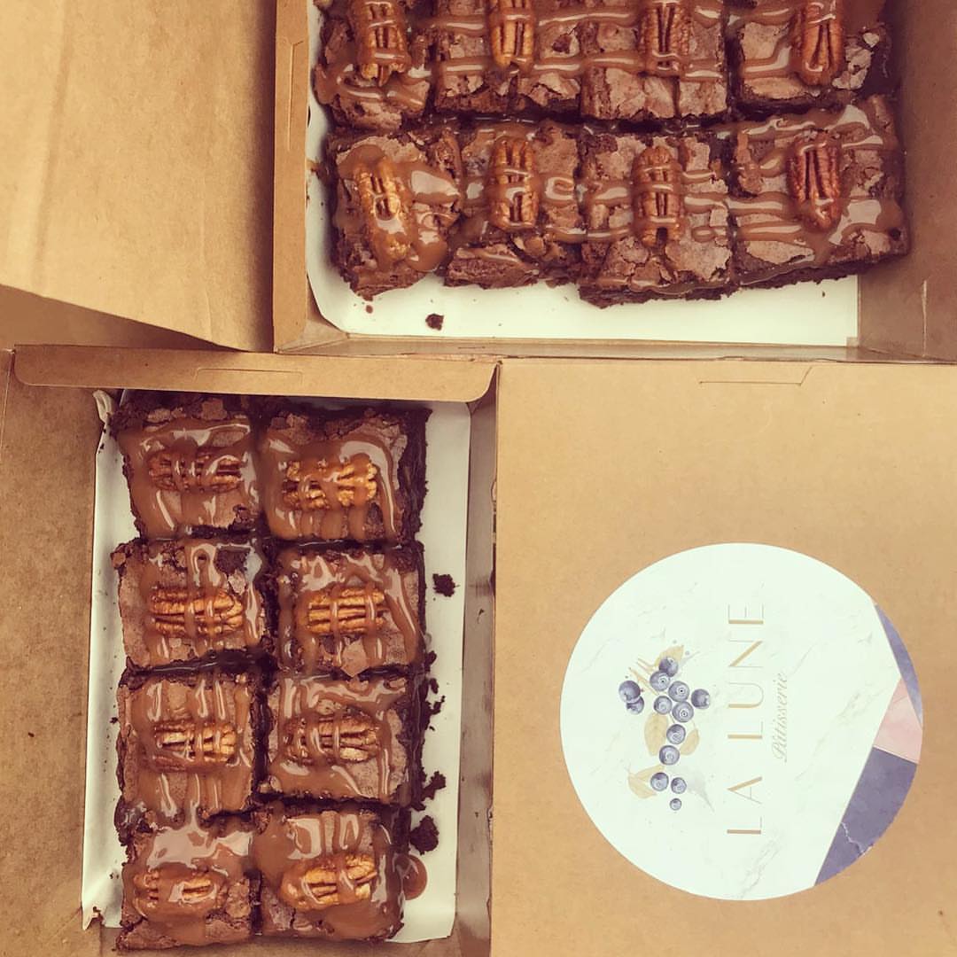 Pecan Brownies | براونيز بالبيكان ✨ . . #baking#bake#bakery#pecan#dessert#instafood#kitch