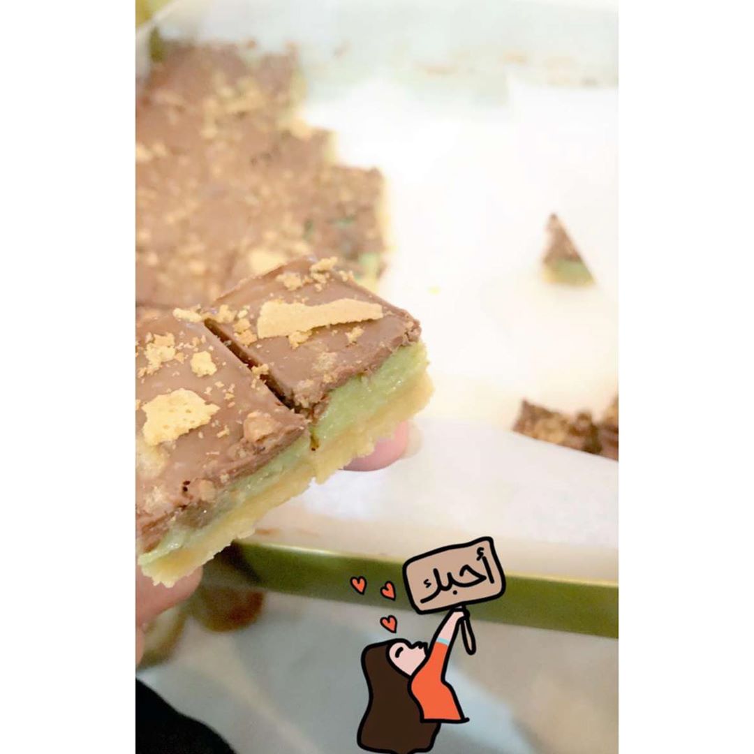 النكهة الخاصة فينا بستاشيو اللذيذة #الرياض #حلويات #شوكليت #شوكلاتة #بستاشيو #لذيذة #الريا