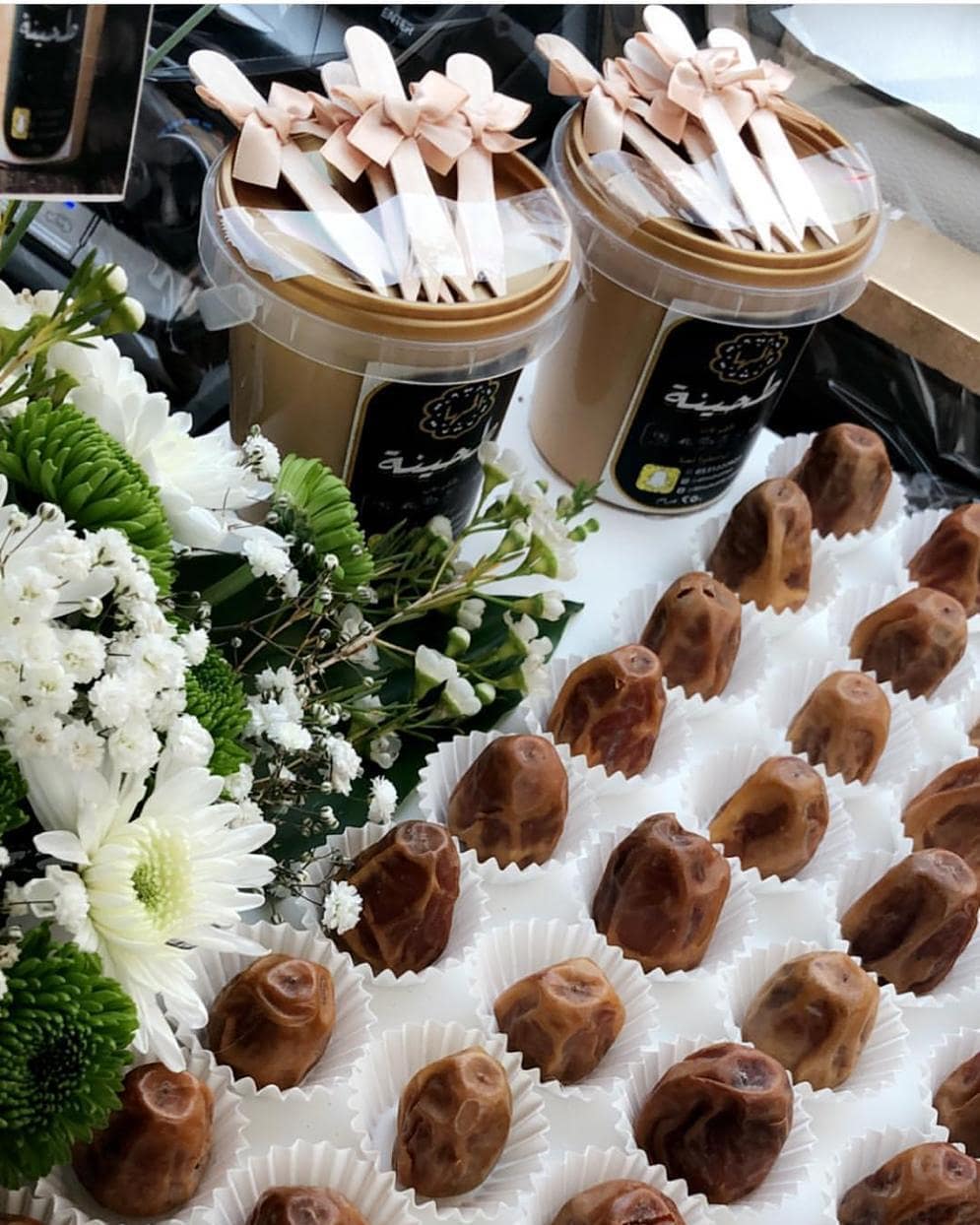 متوفر سلة رمضان مكونه من تمر سكري فاخر ونص كيلو طحينه للطلب #رمضآن #جده_الان #أخبار #السعو