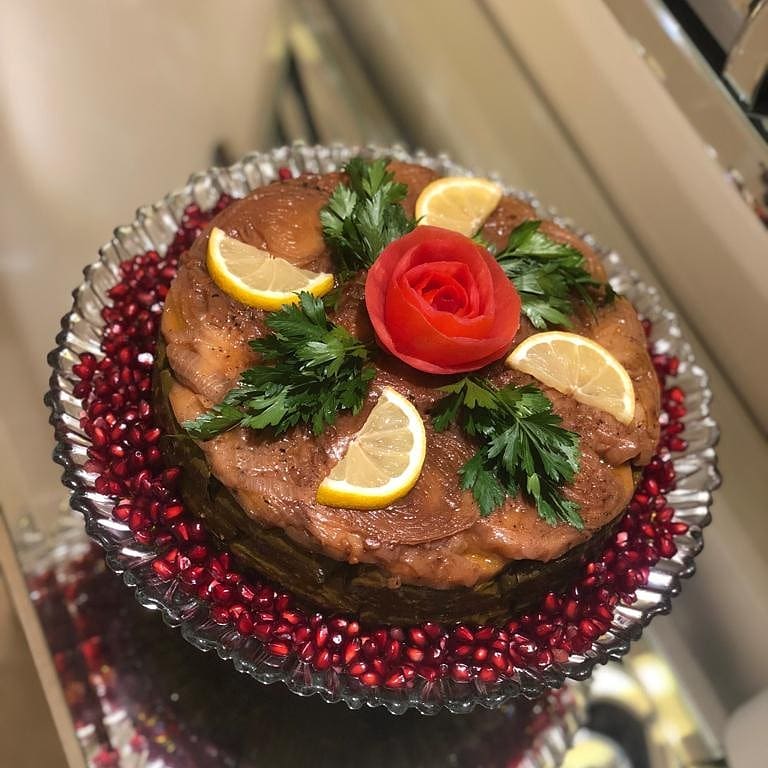 مقلوبة ورق العنب الذيذة